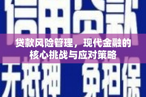 南芬贷款风险管理，现代金融的核心挑战与应对策略