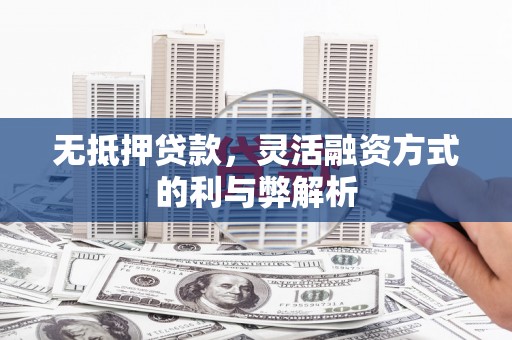 南芬无抵押贷款，灵活融资方式的利与弊解析
