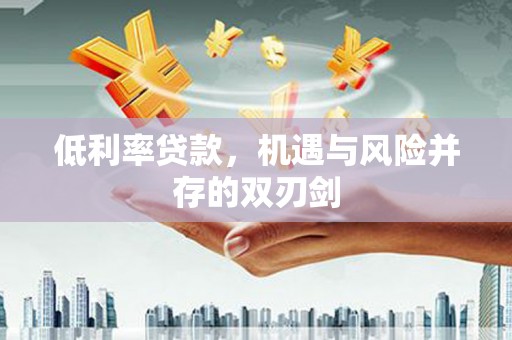 南芬低利率贷款，机遇与风险并存的双刃剑