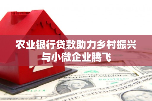 南芬农业银行贷款助力乡村振兴与小微企业腾飞